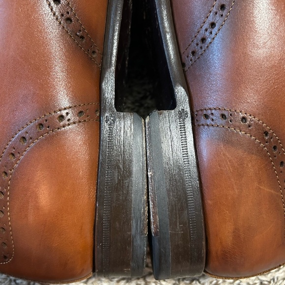 Antonio Maurizi Leather Cap Toe Oxford Dress Shoes Brown Size 44 main image 7